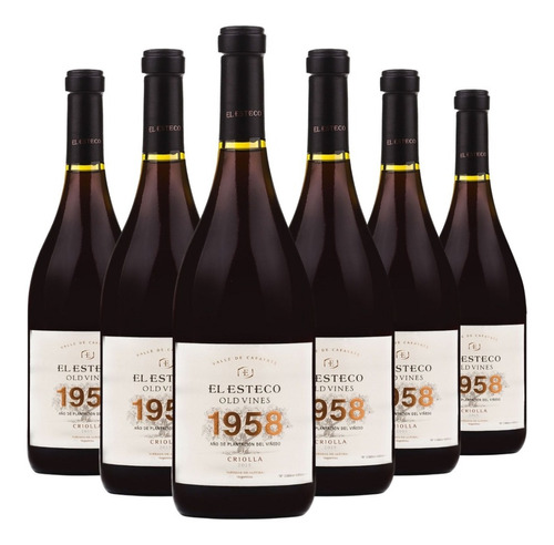 Vino El Esteco Old Vines 1958 Criolla Caja X 6 --