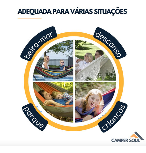 Suporte Rede Descanso Dormir Ar Livre Portatil Suport 250 Kg