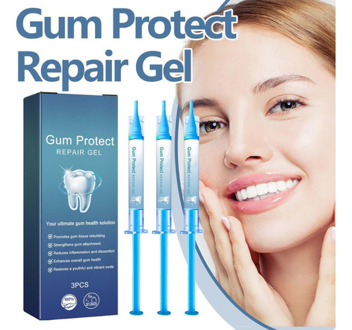 - 4×gel Reparador Dientes, Repara Las Encías Inflamadas