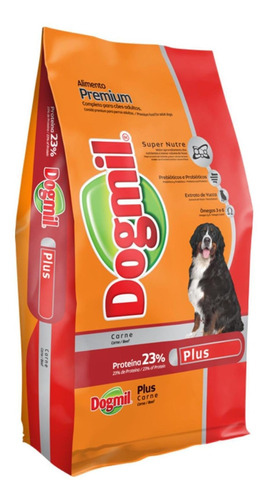 Ração Dogmil Plus Carne Para Cães Adultos 15kg