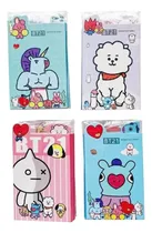 Comprar Set De 4 Post It Notas Adhesivas Kawaii Bt21 Bts K-pop