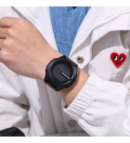 Gris - Reloj Electrónico Qiksilver Mark New Para Hombre Y Mu
