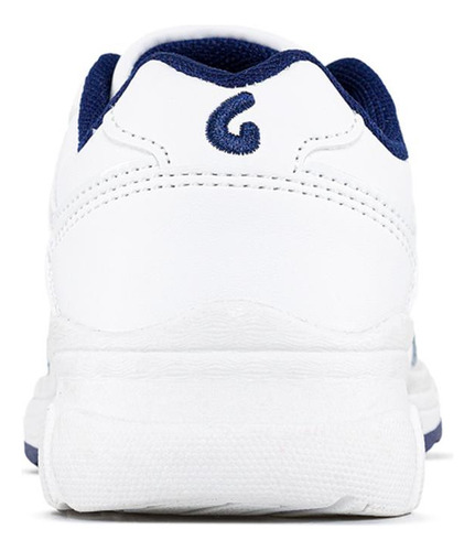 Tenis Colegial Gomyschool C New Bco-azul Unisex Los Gomosos