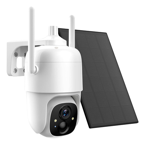 Allweviee Solar Security Wifi Wifi Wifi, Pan Tilt 360  View