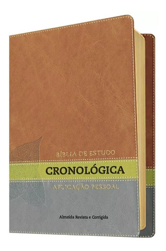Bíblia De Estudo Cronológica Aplicação Pessoal Tarja Verde