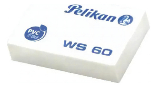 20 Gomas Blancas Escolar Borrador Lápiz Pelikan Ws60