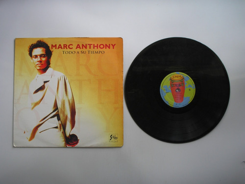 Lp Vinilo Marc Anthony Todo A Su Tiempo Edicion Colombia1996