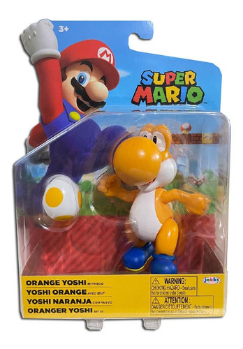 Figura Super Mario Yoshi Com Acessorio Candide 3007