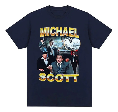 Camiseta De Algodón Con Estampado Gráfico Michael Scott