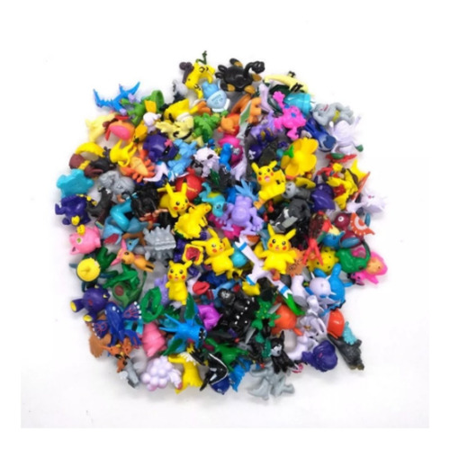 Kit Pokemon Miniaturas Brinquedos Bonecos Sortidos 24 Pçs