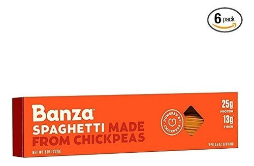 Banza Garbanzo Pasta - High Protein Sin Gluten Saludable Pas