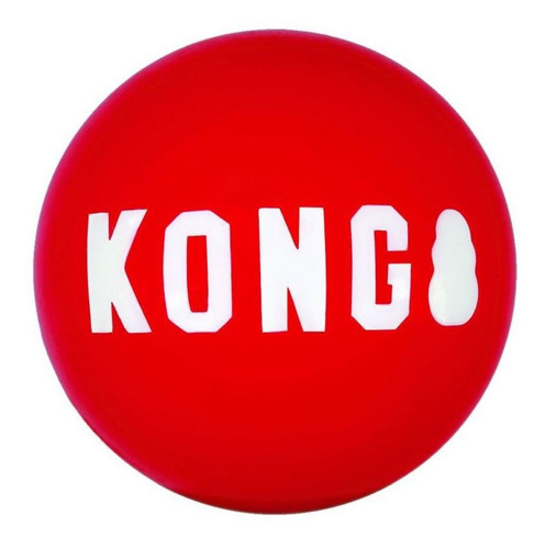 Kong Signature Ball Bulk Large Pelota Con Sonido Para Perros