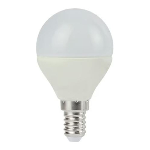 Foco Globo Led 4 W, Luz Suave Cálida, Base E14, No Atenuable