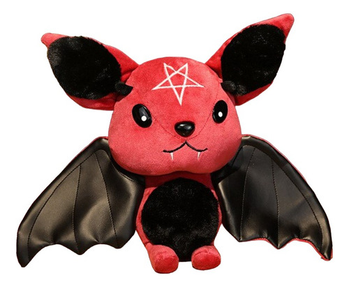 Peluche Murciélago Gótico Juguete Halloween 30x35cm 