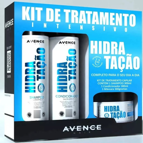 Kit De Tratamento Intensivo Capilar Hidratação - Avence Hair