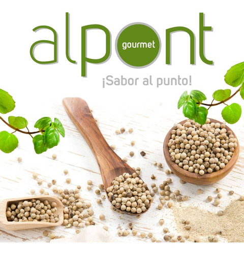 Pimienta Blanca Molida Especias Alpont Gourmet 60g