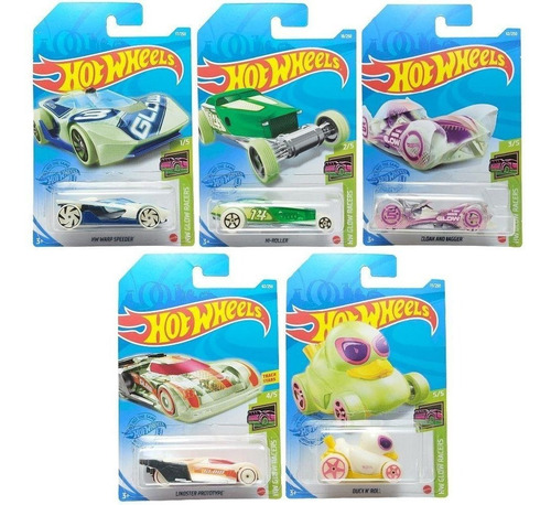 Imagem 4 de 4 de Kit Carrinhos Hot Wheels Veículos Básicos Com 5 Mattel