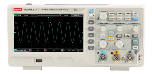 Osciloscopio Digital 200 Mhz, 2ch/analog, Uni-t Utd2202cex+