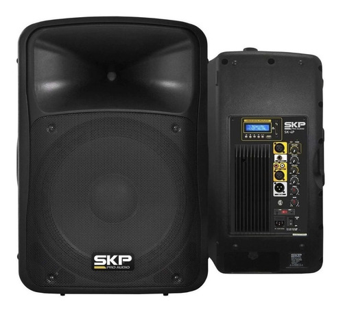 Caixa Amplificada Skp 15' Com Usb Sask4p Potência Rms 250w Cor Preto 110v/220v