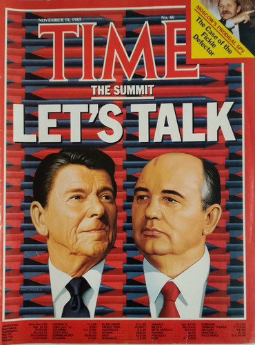 Time En Ingles Hablemos De La Cumbre Reagan Y Gorbachev