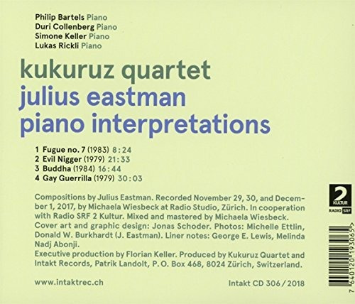 Eastman Julius Piano Interpretations Usa Import Cd Nuevo