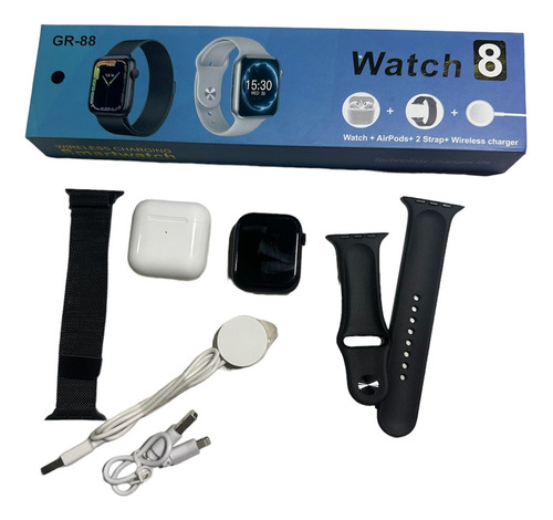 Smart Watch Gr88 Serie 8+audifonos Bluetooth
