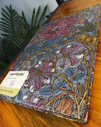 Cuaderno Ultra Paperblanks Paperblanks Pink Morris Honeysuckle, 144 págs., color: a color
