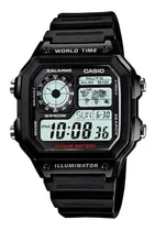 Comprar Reloj Casio Royale Ae1200 Caballero Hora Mundial Sumergible