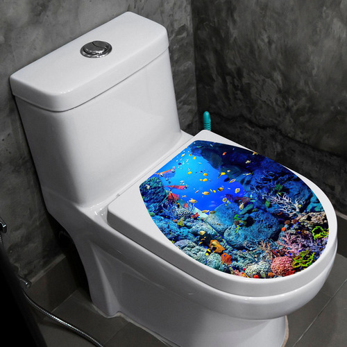 ( Cubierta De Asiento De Inodoro Con Diseño Divertido Y