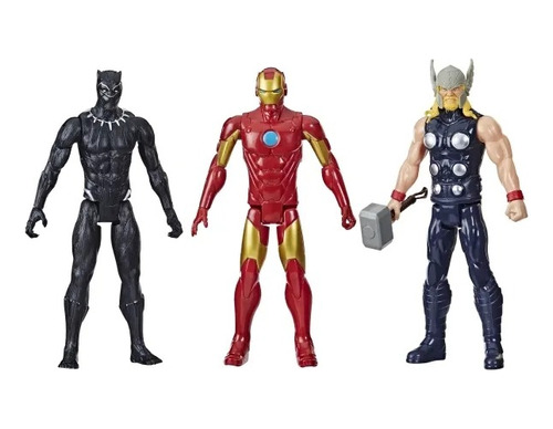 Figura Marvel Avengers Black Panther Iron Man Thor Hasbro