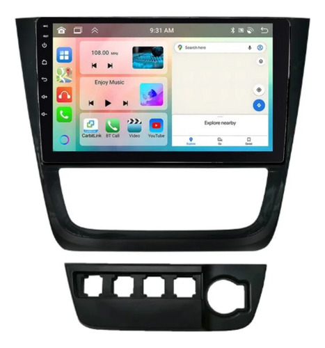 Radio 9 PuLG Android Auto Carplay Volkswagen Vw Voyage 08-12