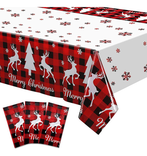 Mantel En Forma De M Con Estampado Navideño, Fiesta Festiva,