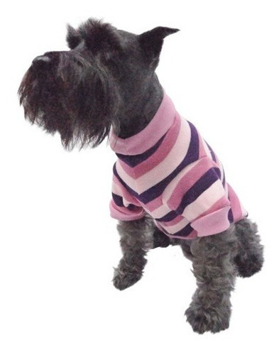 Suéter Punto Rosa Perro Rayas Ligero Talla 5 Pet Pals