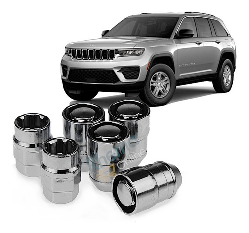 Birlos Tuercas De Seguridad Cl Jeep Grand Cherokee 2011-2023