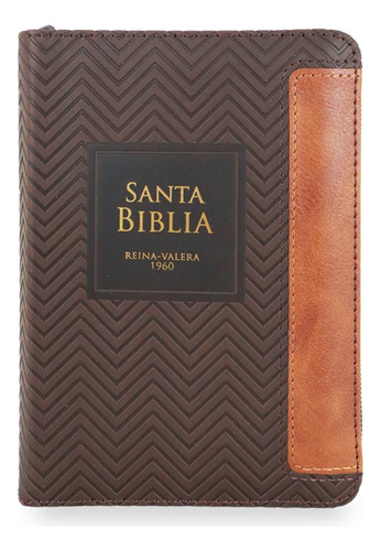 Biblia Reina Valera 1960 Tamaño Bolsillo Duotono Cafe 