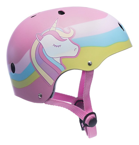 Casco Infantil Para Patinar Rollerface Unicornio Eps