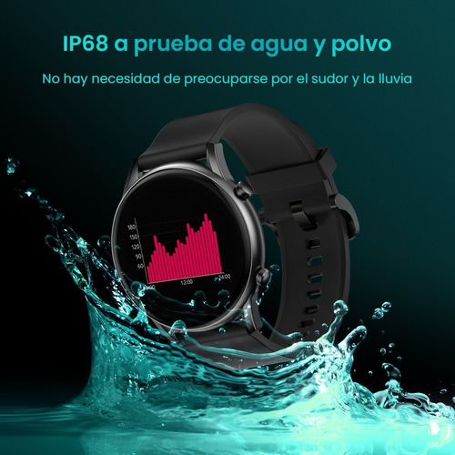 Haylou Rt2 Hd Reloj Deportivo Inteligente Smartwatch Redondo | Meses sin  intereses