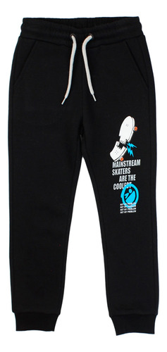 Pantalón Buzo Liberty Negro Kids Niño