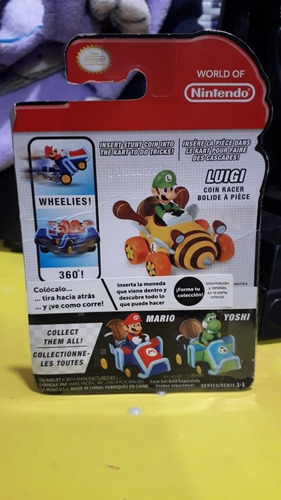Super Mario Kart 7 Figura Luigi Tal Y Como Se Ve En La Foto (Usado)