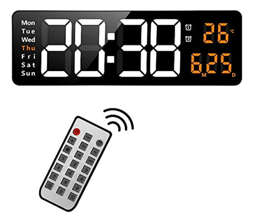 ~? Relojes De Pared Digitales Fuloon, Reloj De Pared Con Día