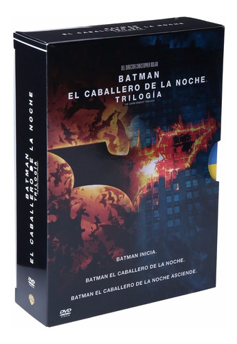 Batman Trilogia Caballero De La Noche 1 2 3 Dark Knight Dvd