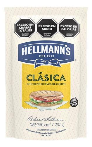 Mayonesa Hellmann's 118g Pack Por 20 Unidades