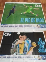 Comprar Posters 4 Selección Argentina Campeón Del Mundo Qatar 2022