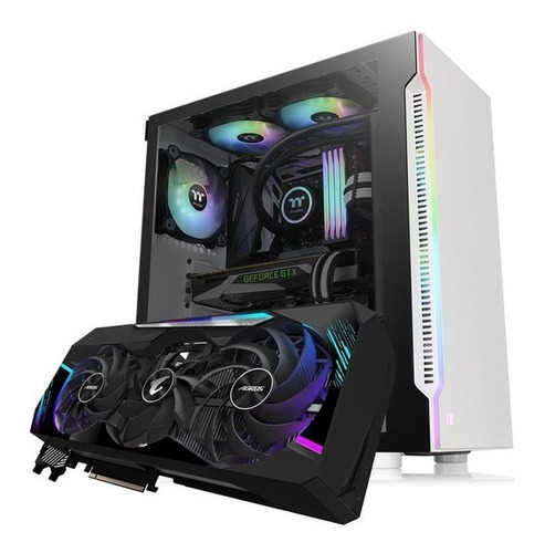 Pc Diseño Gamer 4k Ryzen 5 5600x 16gb M2 500gb Rtx 3070/ti