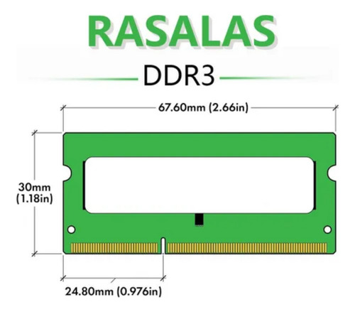 8gb 2x4gb Ddr3 1333Mhz Sodimm para Computadora Portátil 10600S 1.5v Memoria Ram Rasalas 204 pin