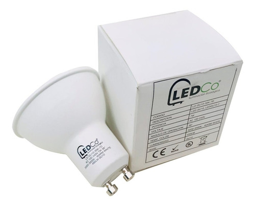 Foco Led Mr16 7w 120v Gu10 Blanco Calido 38 Grados Ld-gu10 Ledco Facturamos