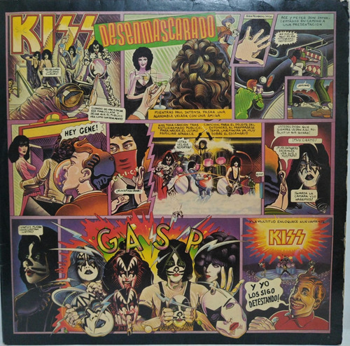 Kiss  Desenmascarado Lp Argentina 1980