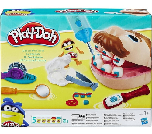Massinha Play Doh Brincando De Dentista 60 Anos - Hasbro