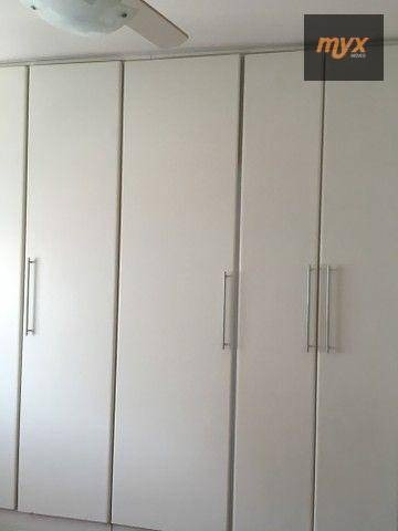 Apartamento Com 2 Dormitórios Para Alugar, 120 M² Por R$ 3.600,00/mês - Gonzaga - Santos/sp - Ap6155