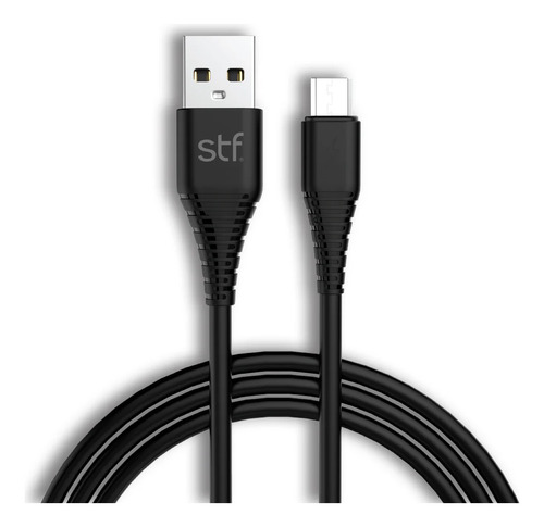 Cable Stf Micro Usb V8 1m Color Negro